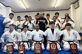 新極真会　大阪騎亜支部楠生道場　鏡開き稽古